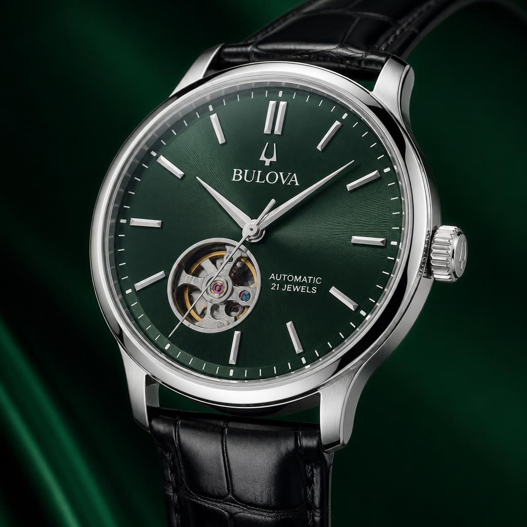 Bulova Classic Automatic Open Heart
